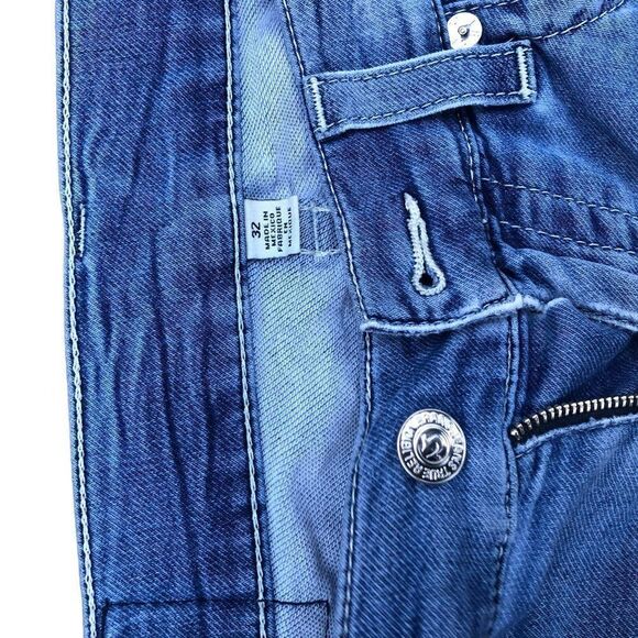 Vintage True Religion Jeans Size 32 SKINNY Blue - Picture 9 of 9
